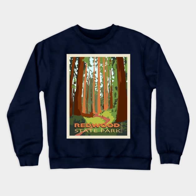 Redwood State Park Crewneck Sweatshirt by sigsin